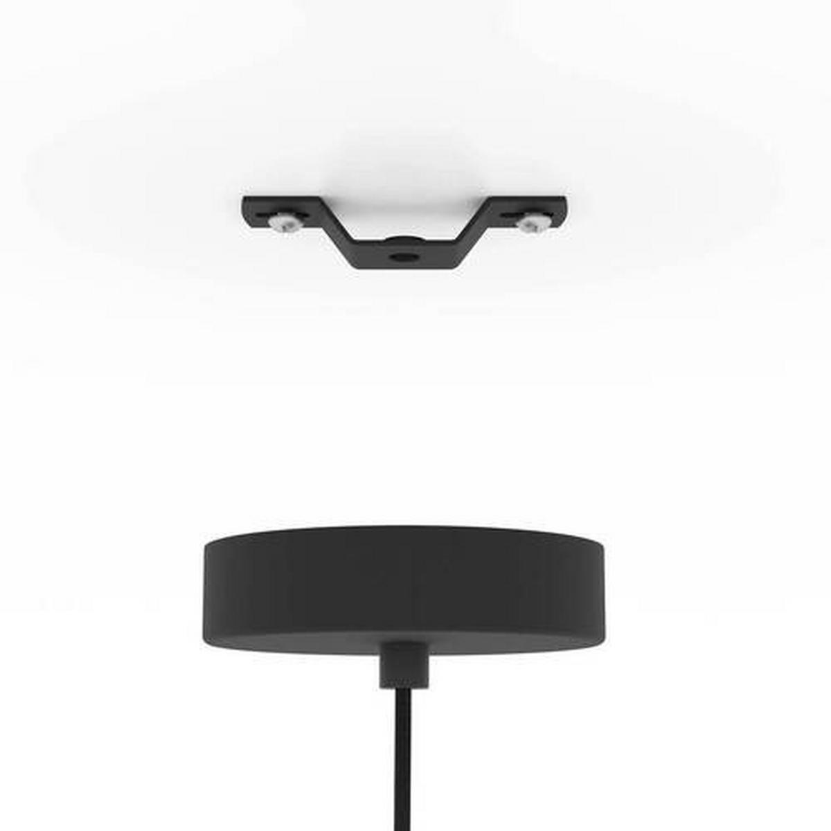LAMPA WISZĄCA 900166* VENEZUELA - czarny/kolor złoty, Trend, metal (23,5/110cm)