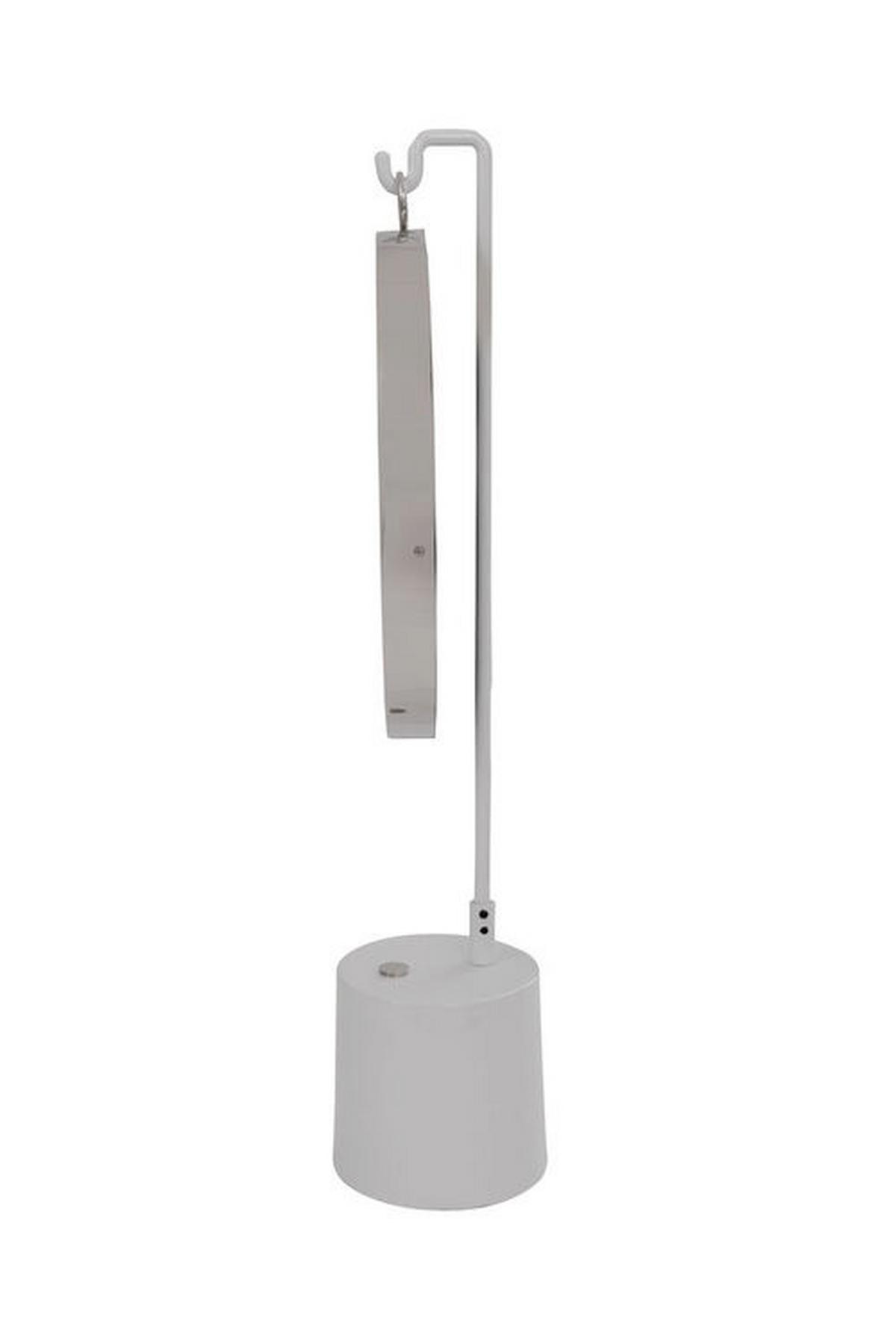 Tischspiegel Eleganca ca. 30x65x13 cm Silber/Weiß - Silberfarben/Weiß, LIFESTYLE, Glas/Metall (30/65/13cm) - Kayoom