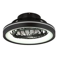 Stropni Ventilator Deanne - crna, Konvencionalno, plastika (48/20cm) - Globo