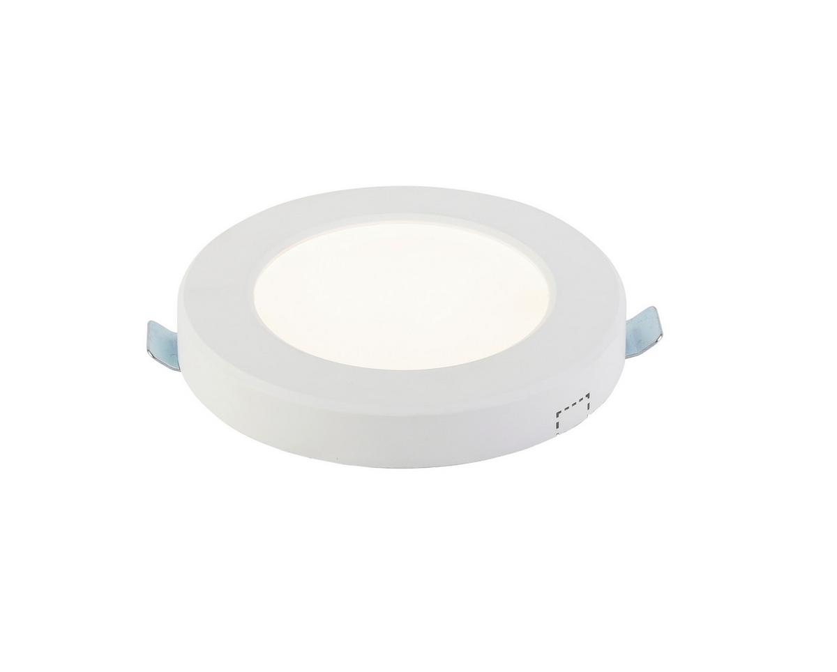 LED Mennyezeti Lámpa Lasse - fehér, Konventionell, műanyag (12,6/1,8cm) - Modern Living
