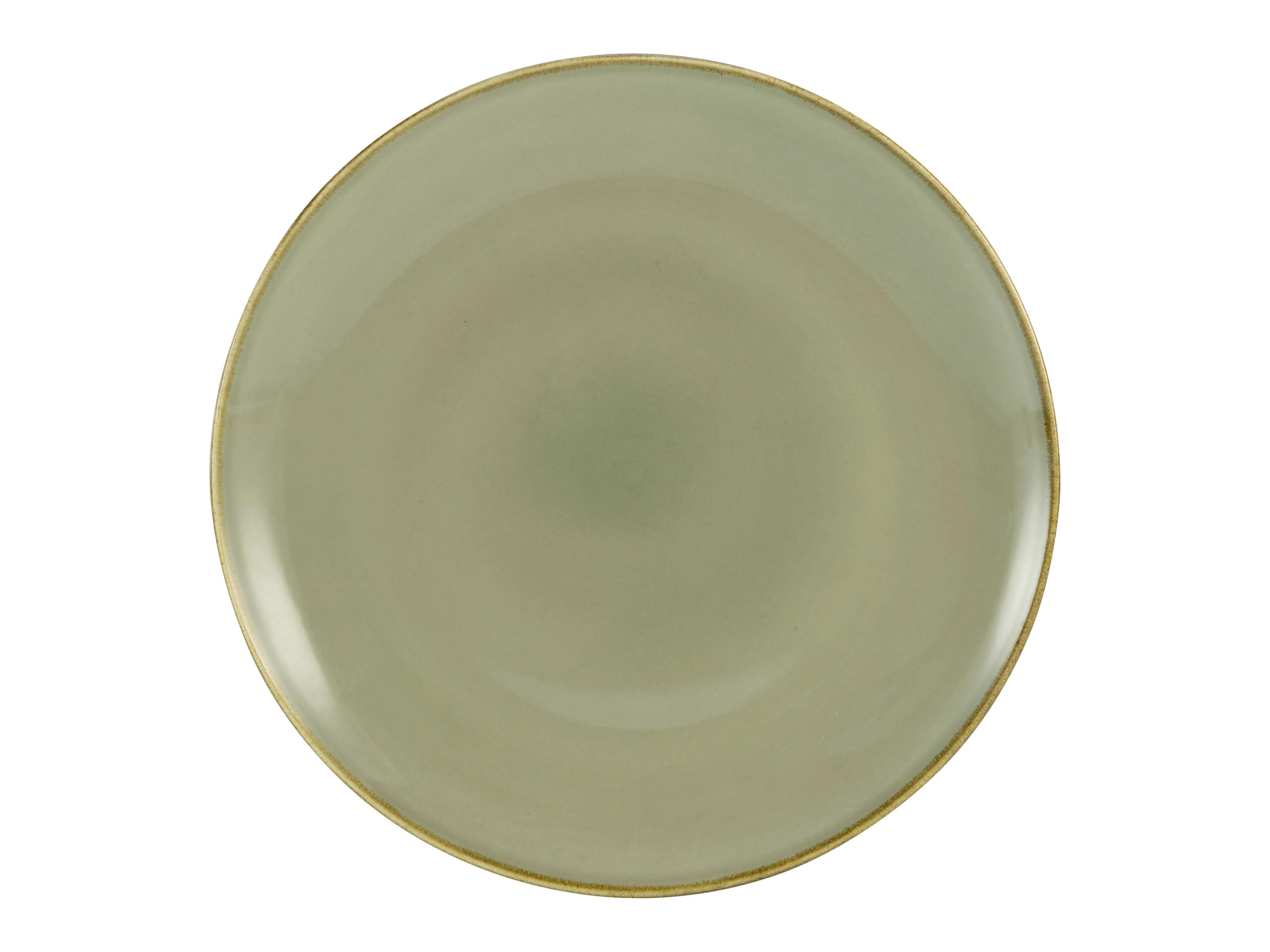Lapostányér Linen - taupe, kerámia (28/28/3cm) - Premium Living