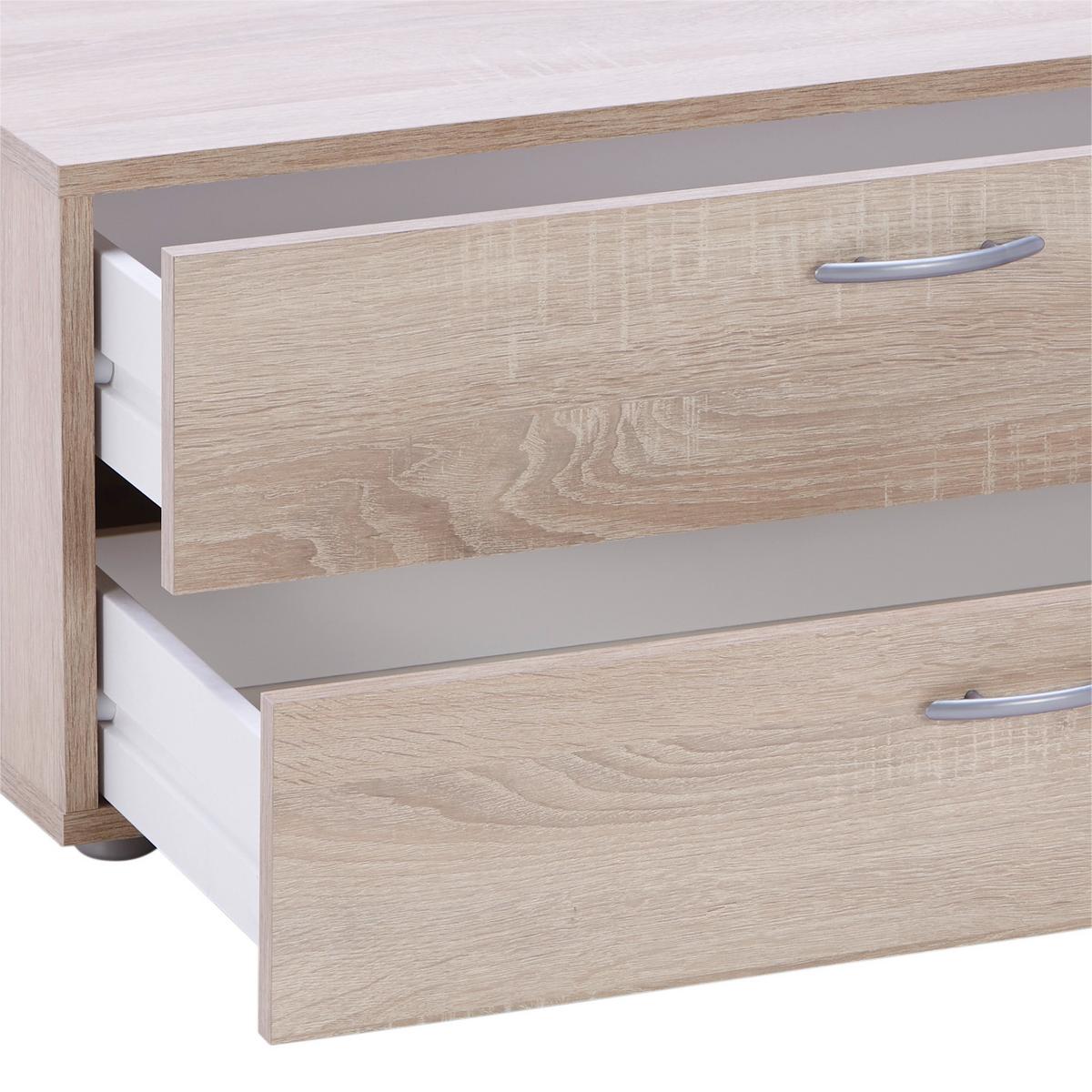 Predalnik Basic, Barva Hrasta - hrast sonoma, Konvencionalno, leseni material (74/35/52cm) - Mömax