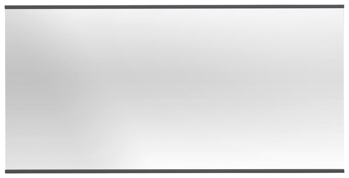 LUSTRO ŚCIENNE SORRENT - szary, Design, drewno/szkło (123/62/2cm) - Dieter Knoll