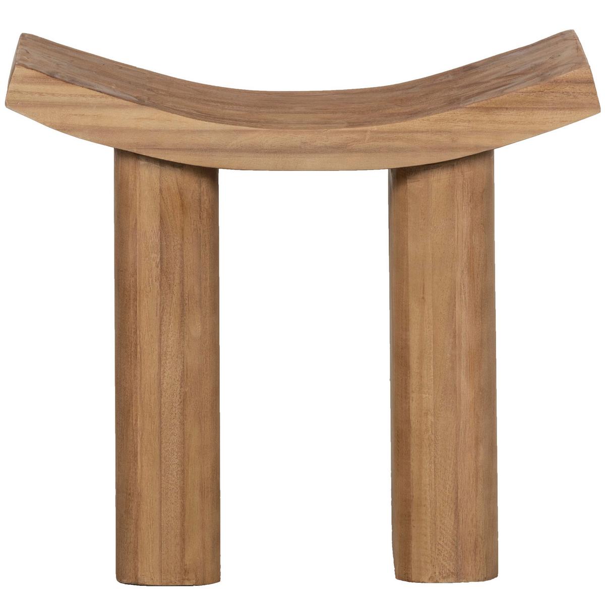 Hocker Japan Holz - Naturfarben, Design, Holz (50/45/25cm) - Livetastic