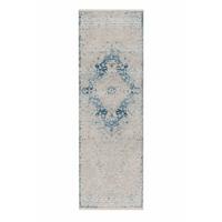 Läufer Milan 225 Blau 80x150 - Blau, Basics, Textil (80/150cm) - Kayoom
