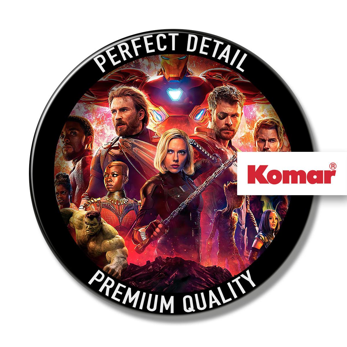 Fototapete Avengers Infinity War Poster ca. 184x254cm - Multicolor, Basics (184/254cm) - Komar