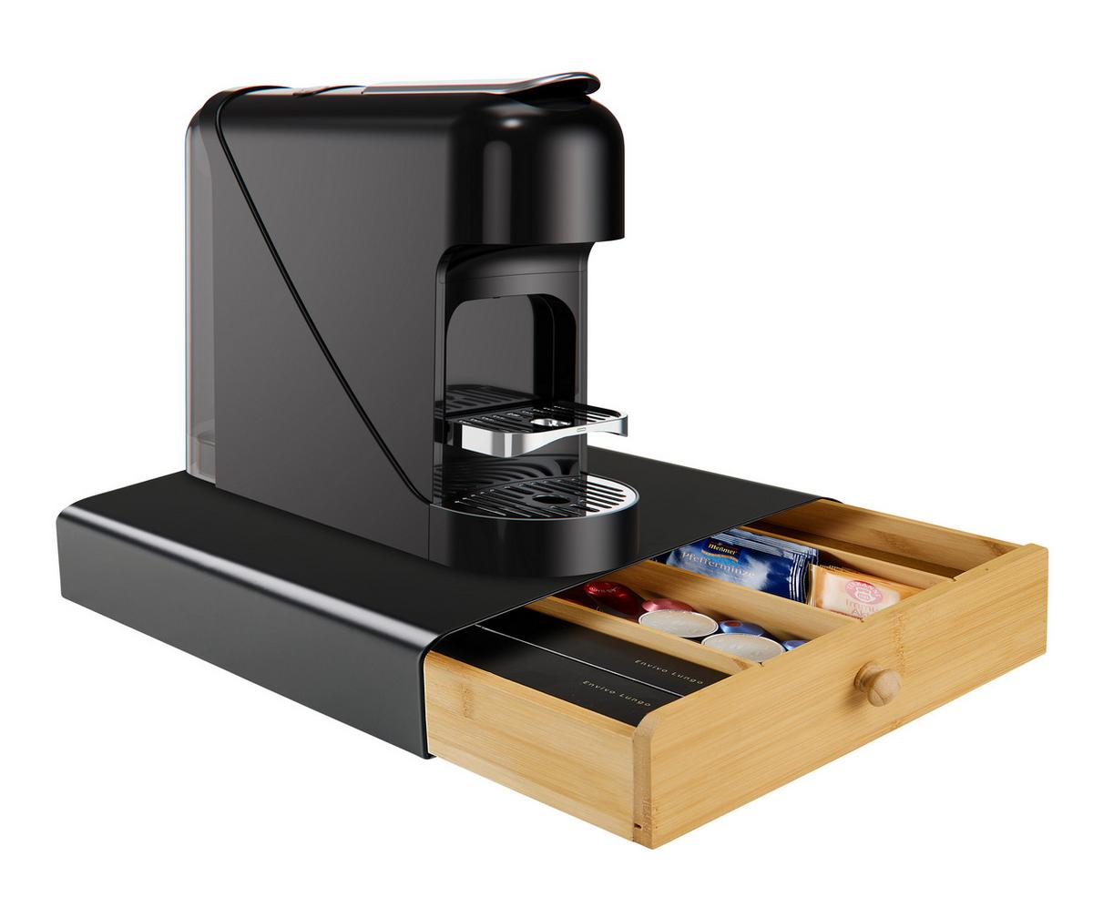 Organizator George 33x31x7,5cm - prirodne boje/crna, Konvencionalno, metal/prirodni materijali (33/31/7,5cm) - Mömax