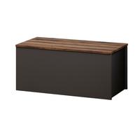 Truhe Florya Aufbewahrungsschrank - Eichefarben/Anthrazit, Design, Holz (45/45,5/90cm) - Livetastic