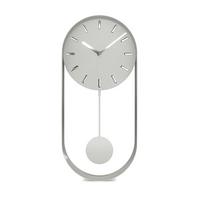 ZEGAR ŚCIENNY 12912 - szary, Basics, metal (16/35/4,5cm)