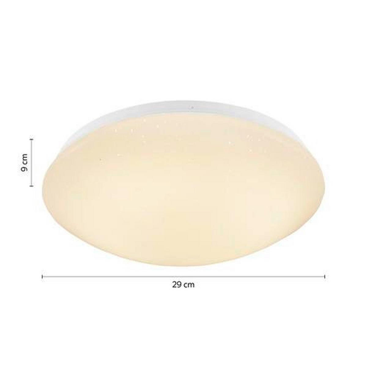 LED-Deckenleuchte Missy, max. 12 Watt - Weiß, MODERN, Kunststoff/Metall (29/9cm)