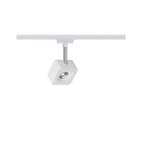 Schienensystem-Strahler Spot Cube in Weiß max. 8 Watt - Weiß, Basics, Kunststoff/Metall (1,7cm) - Paulmann