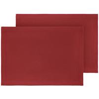 Tischset Steffi in Rot ca. 33x45cm, 2er-Set - Rot, Textil (33/45cm) - Mary's