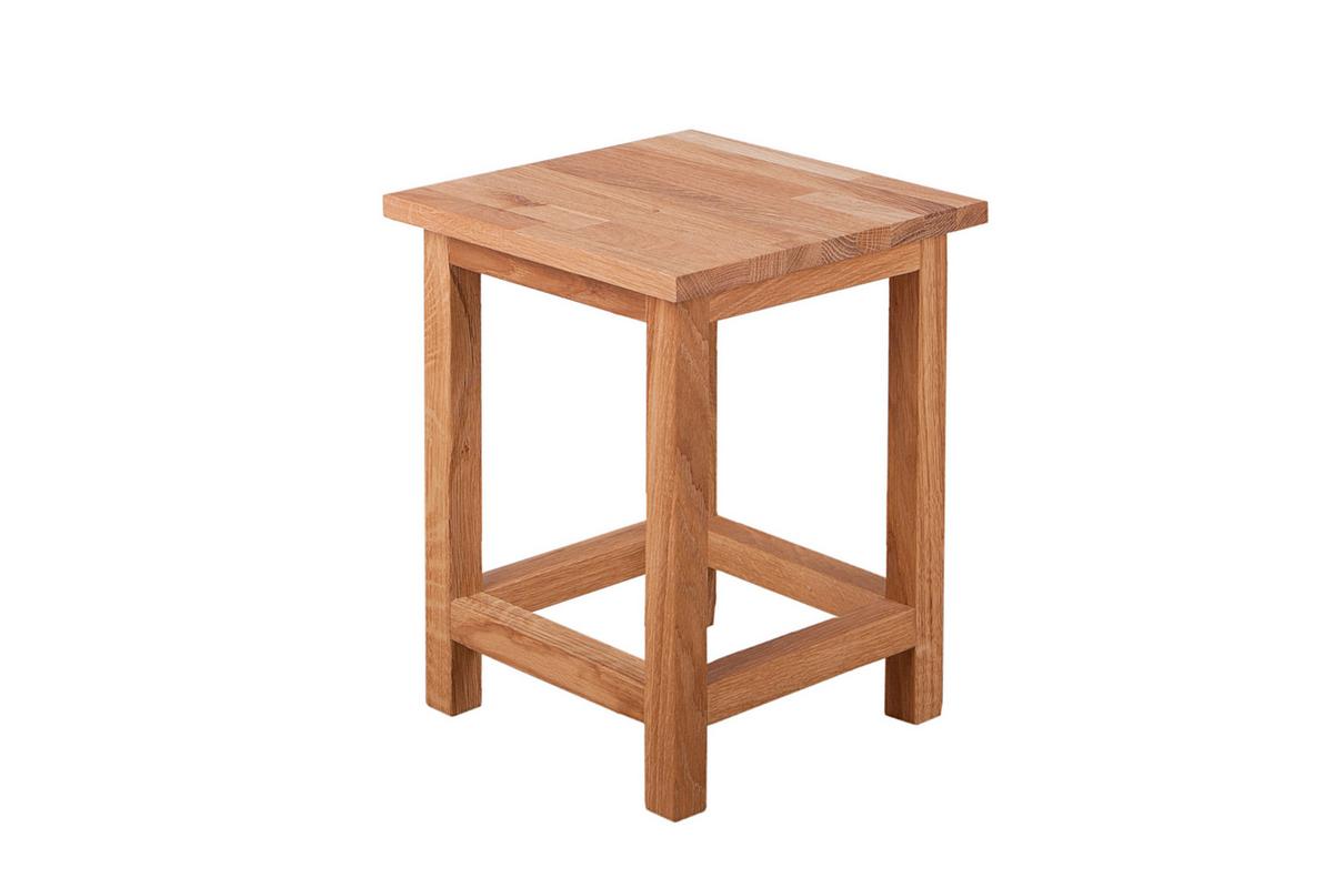 GARTENHOCKER Eichefarben H: 40 cm - Eichefarben, Basics, Holz (30/40/30cm) - Gardenson