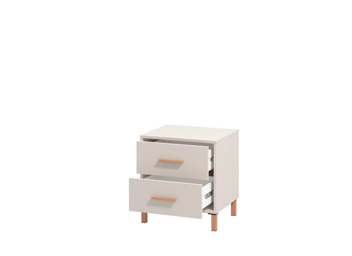 Éjjeliszekrény Belfort - kasmír, Modern, faalapú anyag (48/51,5/40cm)