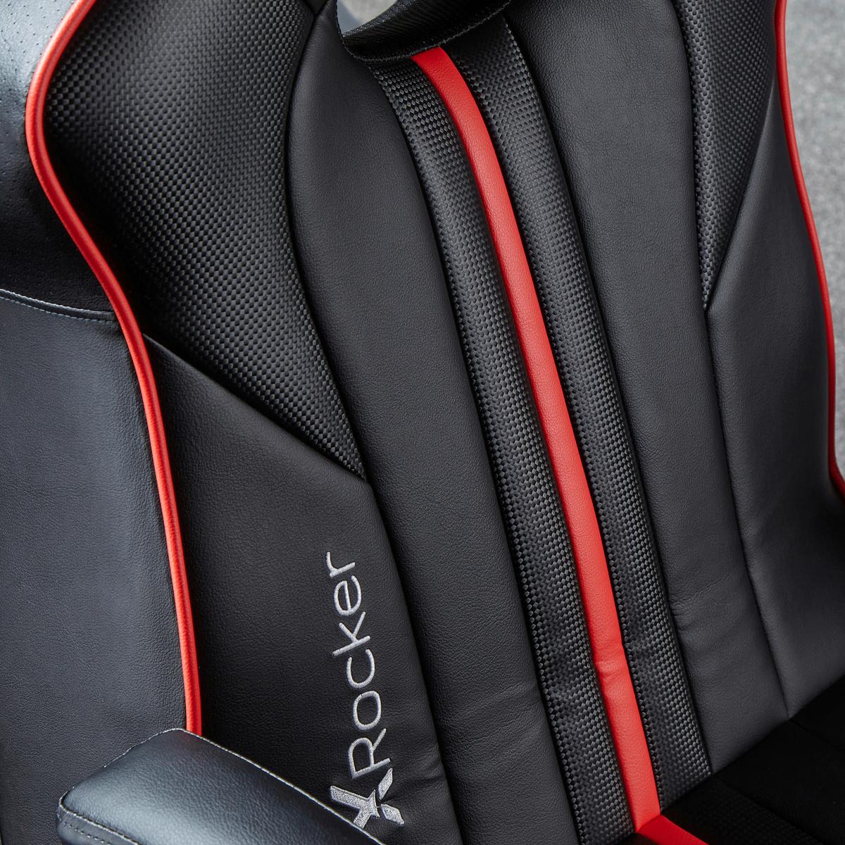 Gamingesessel Torque 2.1 ca. 63x103,5x70cm Rot/Schwarz - Rot/Schwarz, MODERN, Textil (63/103,5/70cm) - X Rocker