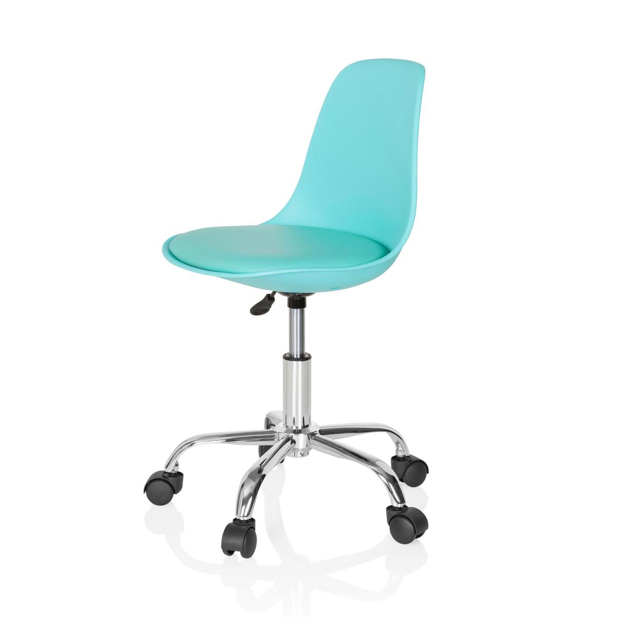 Mladinski Vrtljivi Stol Fancy Ii, Turkizna - turkizna, Basics, umetna masa/tekstil (40/72-82/44cm) - MID.YOU