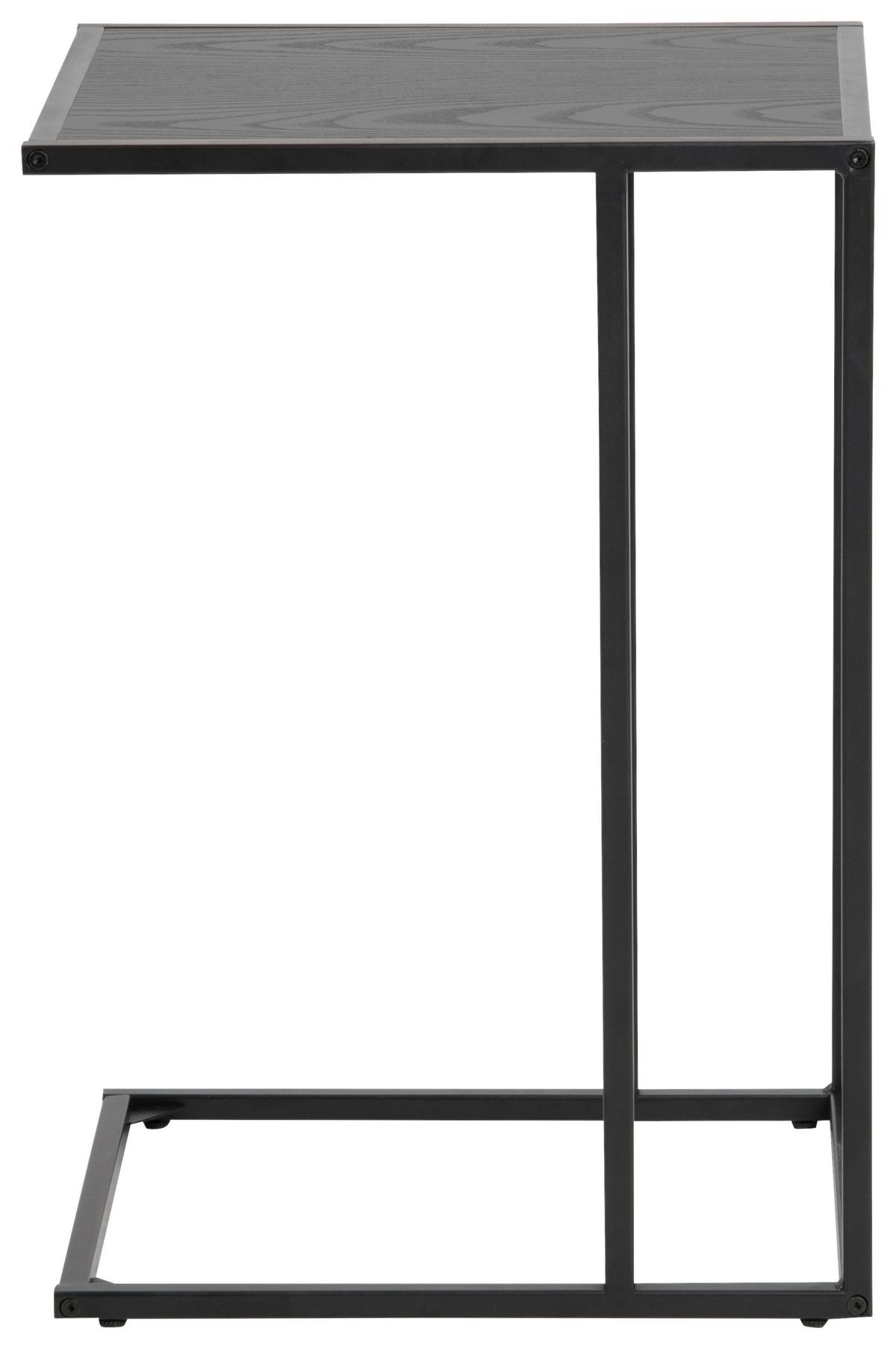 Stolić Seaford - crna, Trend, drvni materijal/metal (43/35/63cm) - Modern Living