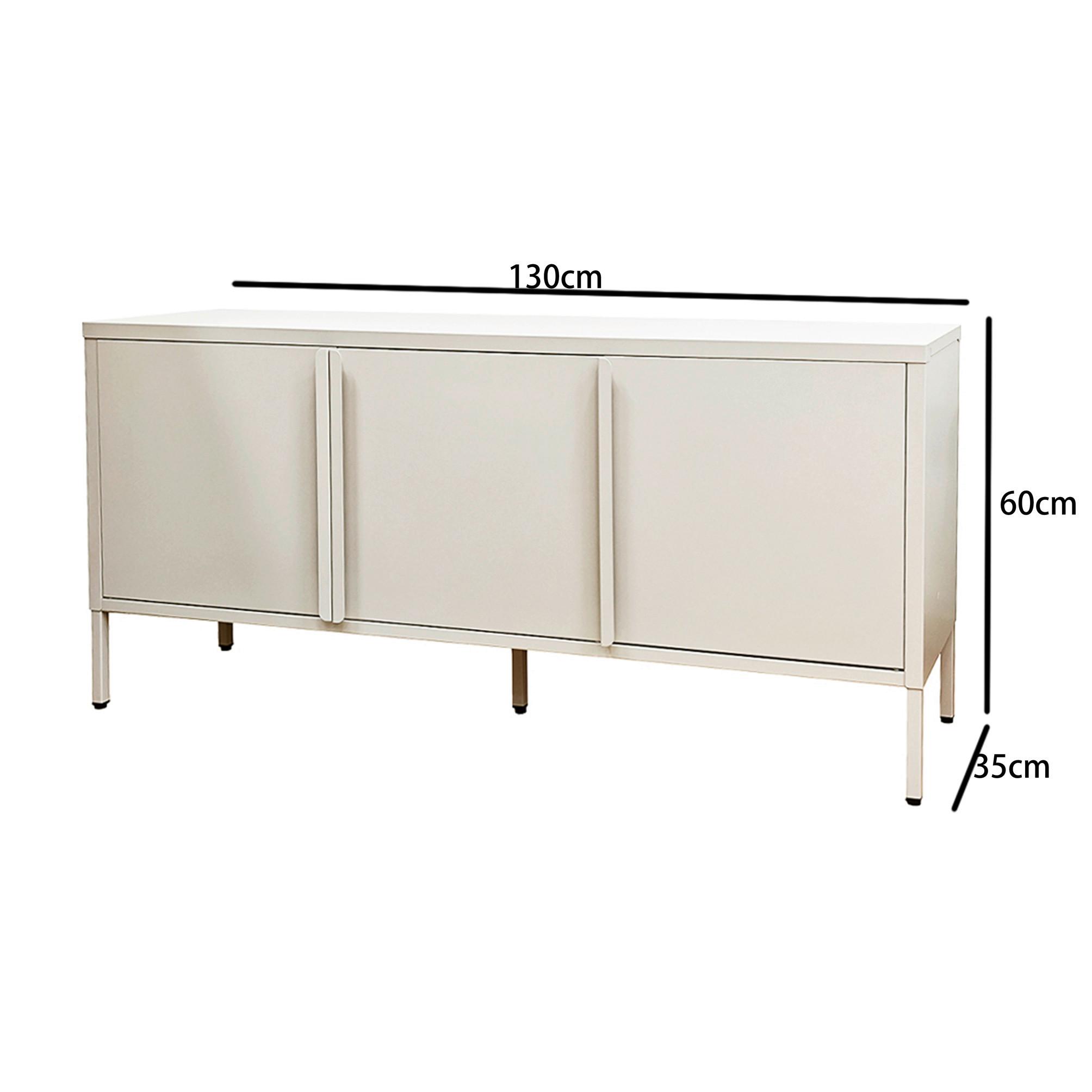LOWBOARD FLOYD -STUDIO- - Beige, Modern, Metall (130/60/35cm) - Mömax