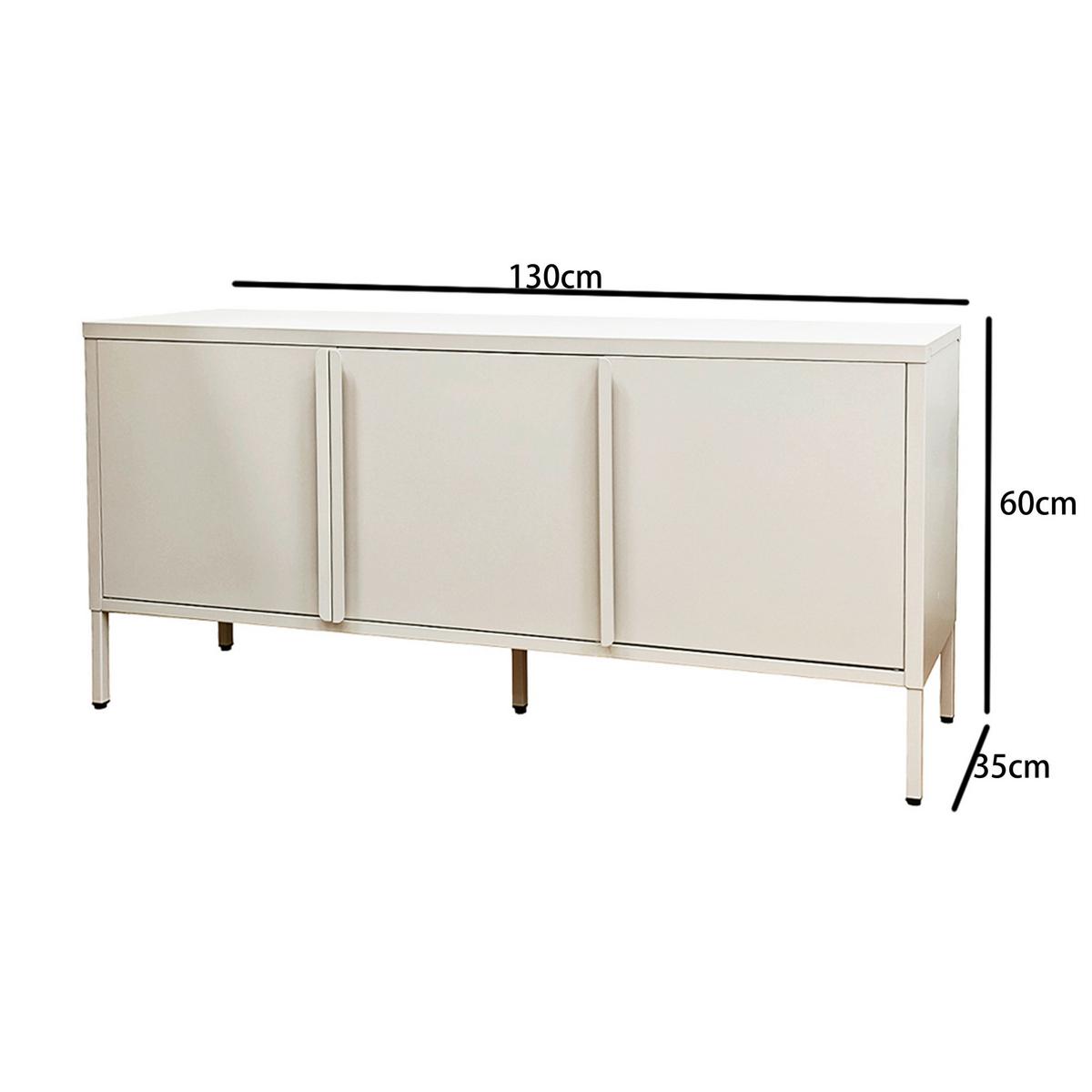 Lowboard Floyd Beige - Beige, MODERN, Metall (130/60/35cm) - Mömax