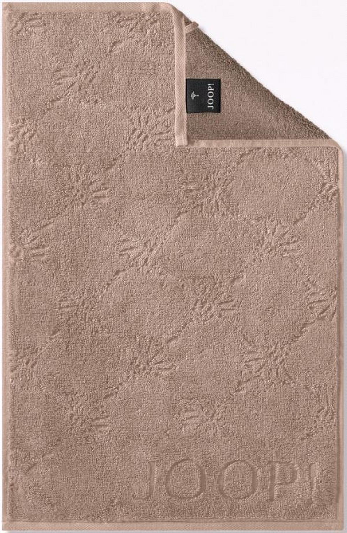 ZESTAW RĘCZNIKÓW FROTTE 1670 JOOP! UNI CORNFLOWER - beżowy/kolor piaskowy, Basics, tkanina - Joop!