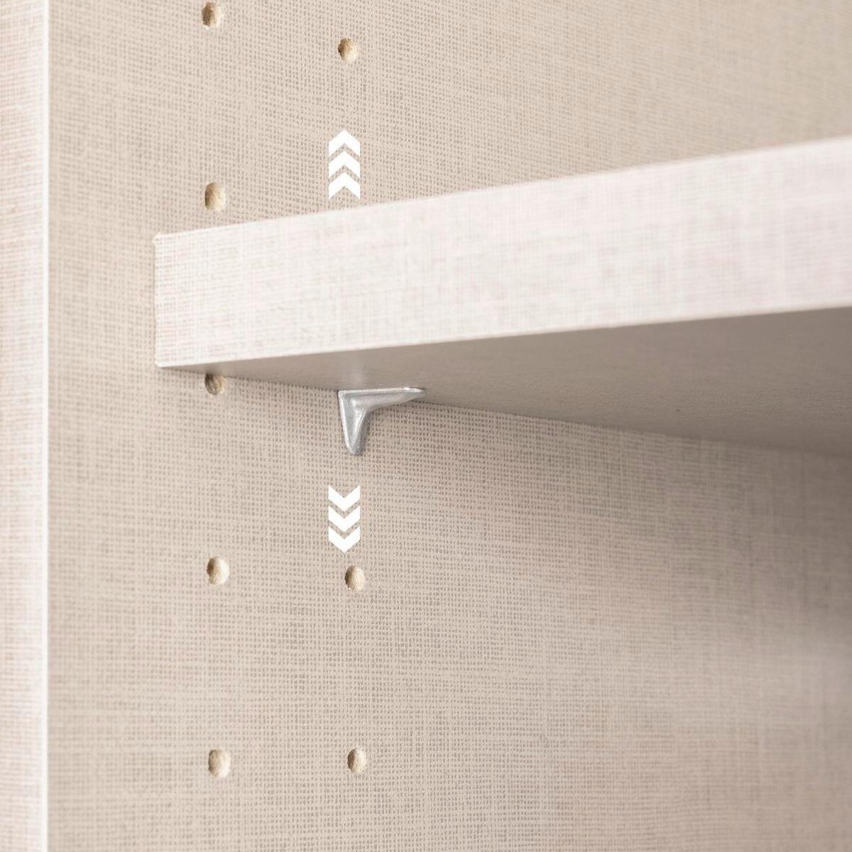 Ormar S Klasičnim Vratima Alabama - siva/srebrne boje, Moderno, drvni materijal/metal (271/229/54cm) - Modern Living