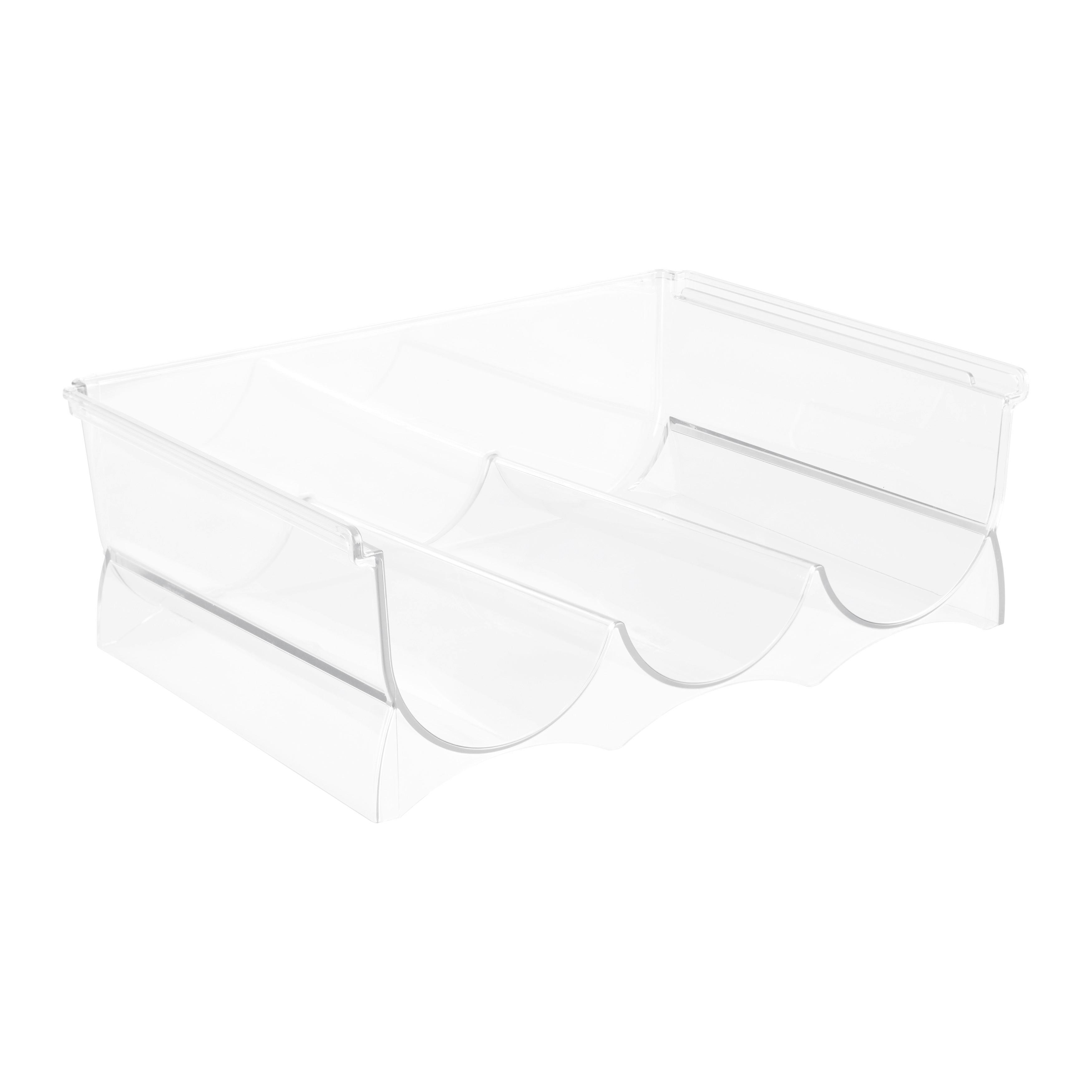 Etajeră pentru sticle Fridge - transparent, Konventionell, plastic (29,5/20/10cm) - Mömax