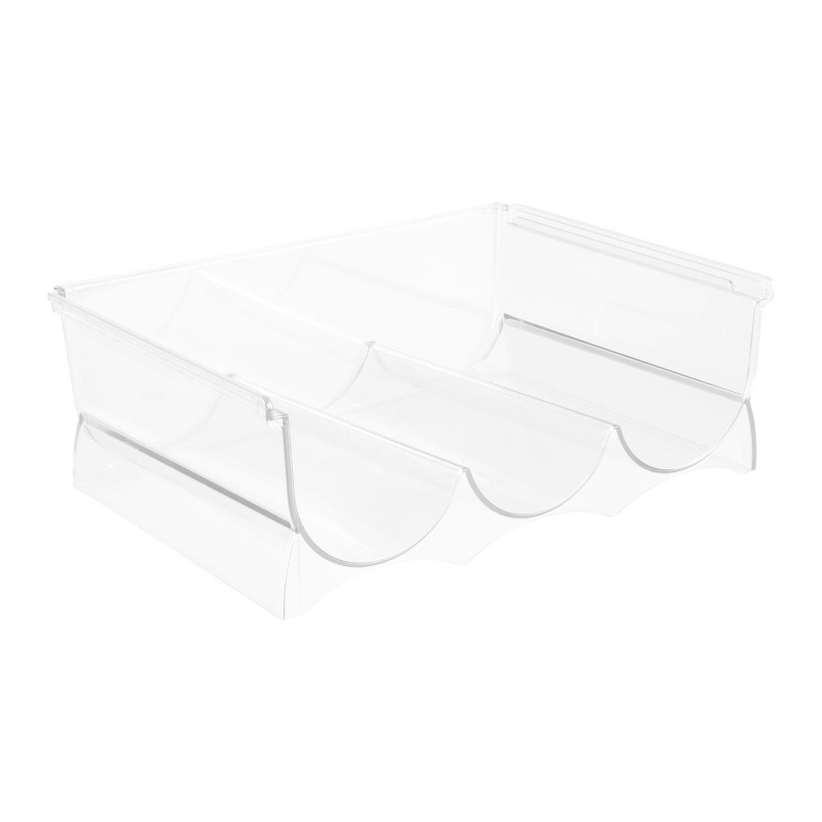 Etajeră pentru sticle Fridge - transparent, Konventionell, plastic (29,5/20/10cm) - Mömax