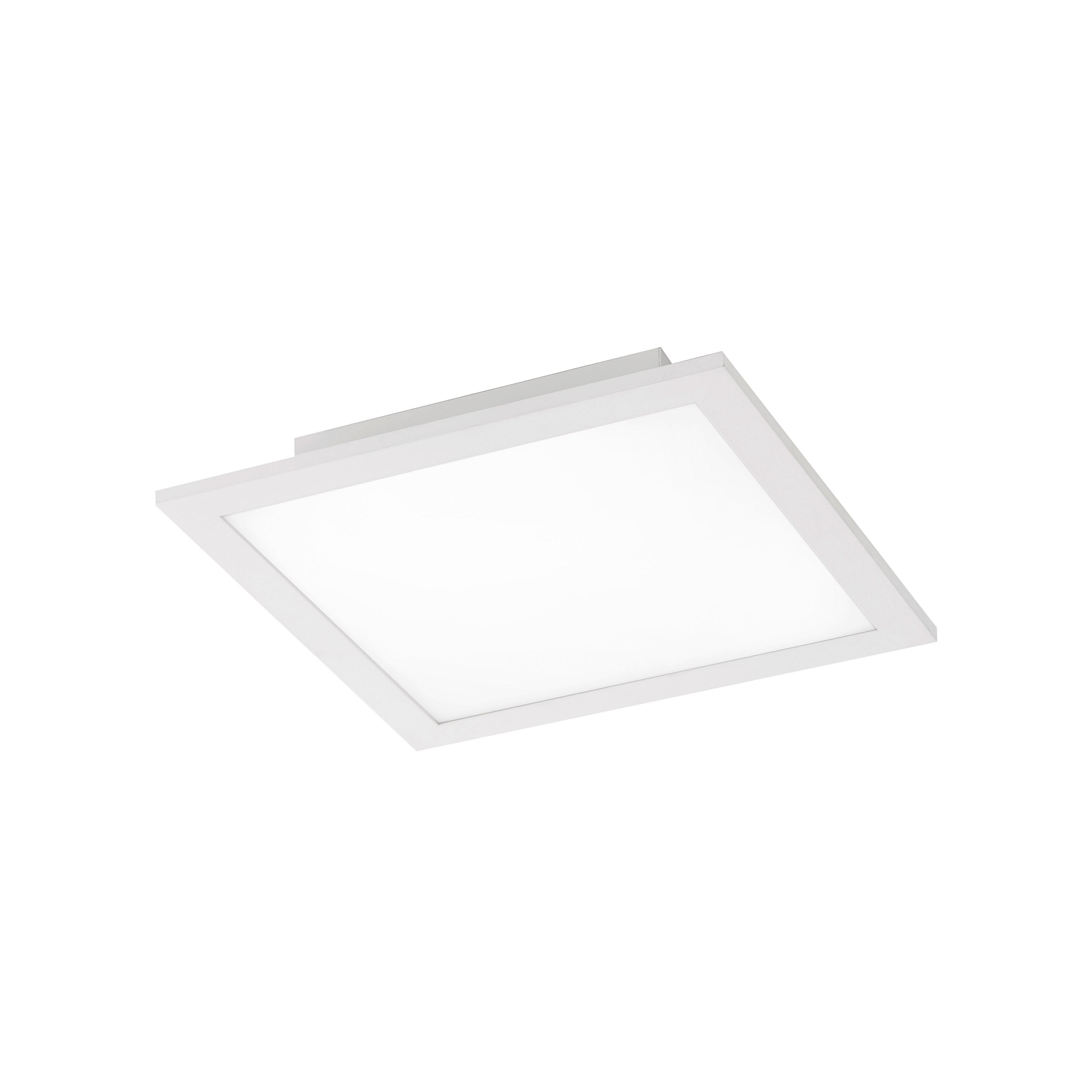 LED-Deckenleuchte Flat max. 17,5 Watt - Weiß, Kunststoff/Metall (30/30/5,6cm)