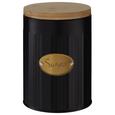 Vorratsdose Industry Ø ca. 11cm - Schwarz/Naturfarben, MODERN, Holz/Metall (11/15cm) - Mömax modern living Vorratsdose Industry Ø ca. 11cm - Schwarz/Naturfarben, MODERN, Holz/Metall (11/15cm) - Mömax modern living