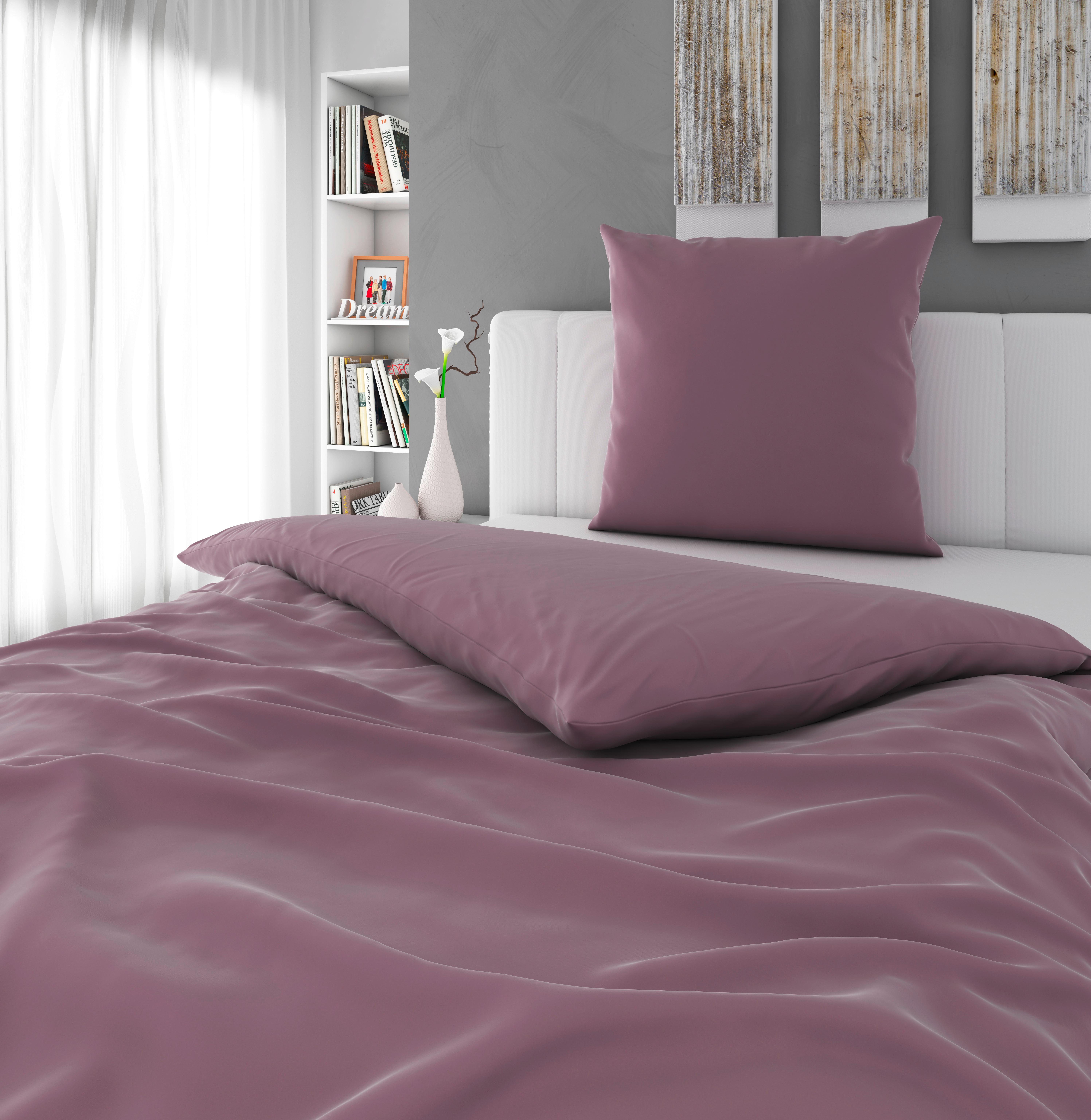 POŚCIEL SEGESTA - liliowy, Modern, tkanina (220/240cm) - Novel