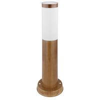 WEGELEUCHTE 3158W - Opal/Braun, Basics, Kunststoff/Metall (12,7/45cm) - Globo