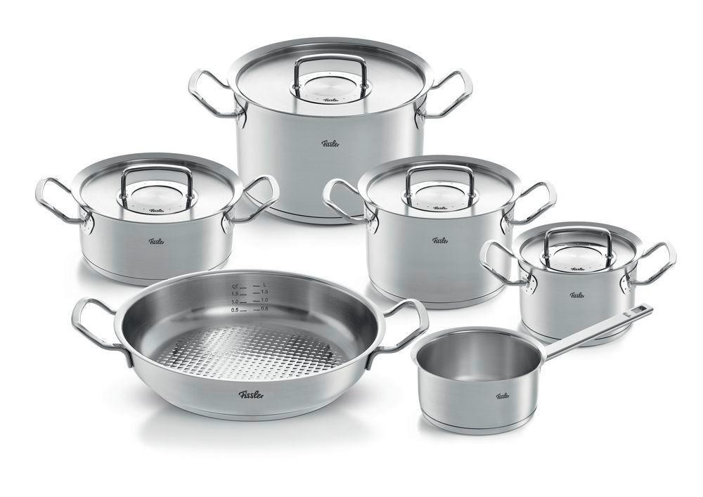 ZESTAW GARNKÓW 084-388-06-001/0 FISSLER - kolor srebrny, Design, metal - Fissler