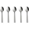 Espressolöffel Britt - 6 teilig - Edelstahlfarben, KONVENTIONELL, Metall (11cm) - MÖMAX modern living