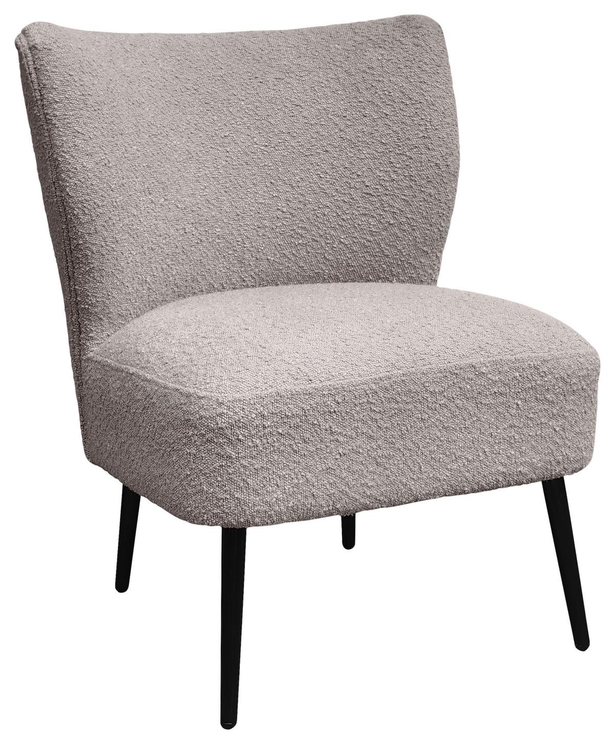 Fotelja Tessa - siva/crna, Moderno, drvo/metal (59/77/67cm) - Mömax