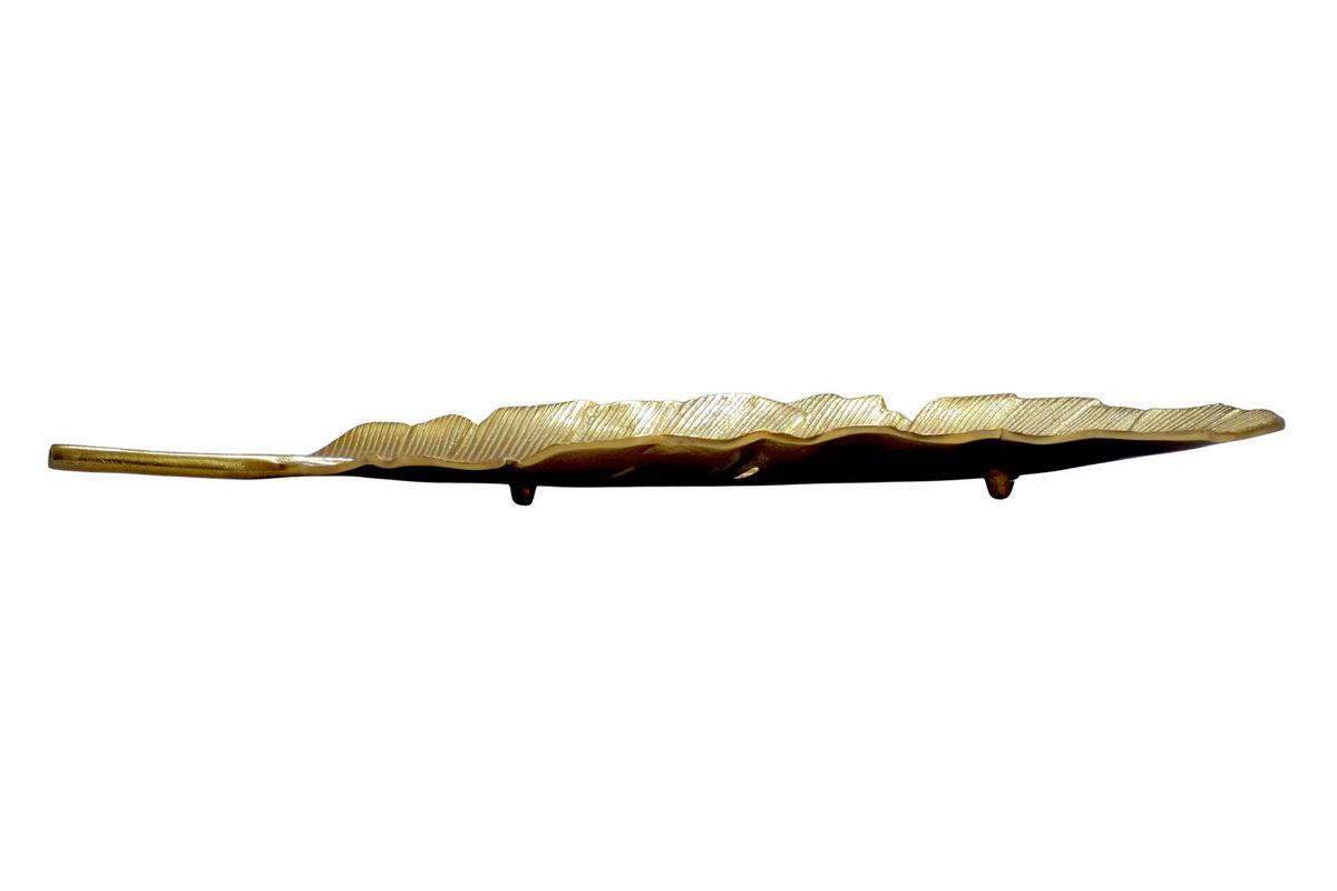 Dekoschale Wl7.573 - Goldfarben, Design, Metall (80/26/5cm) - Livetastic
