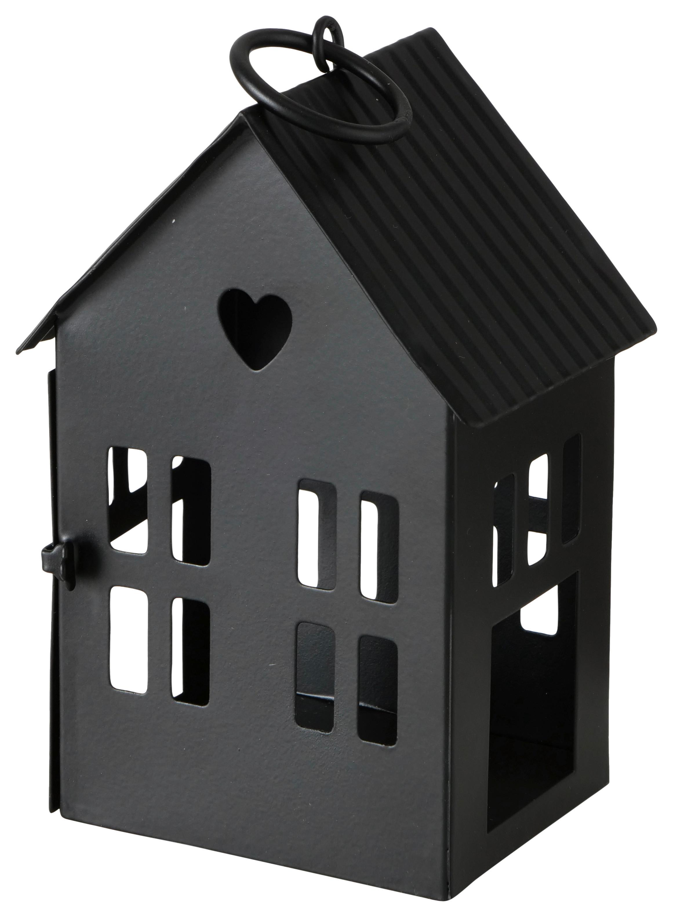 Felinar ALAMO I -PAZ- - negru, Basics, metal (9/13/7cm) - Modern Living