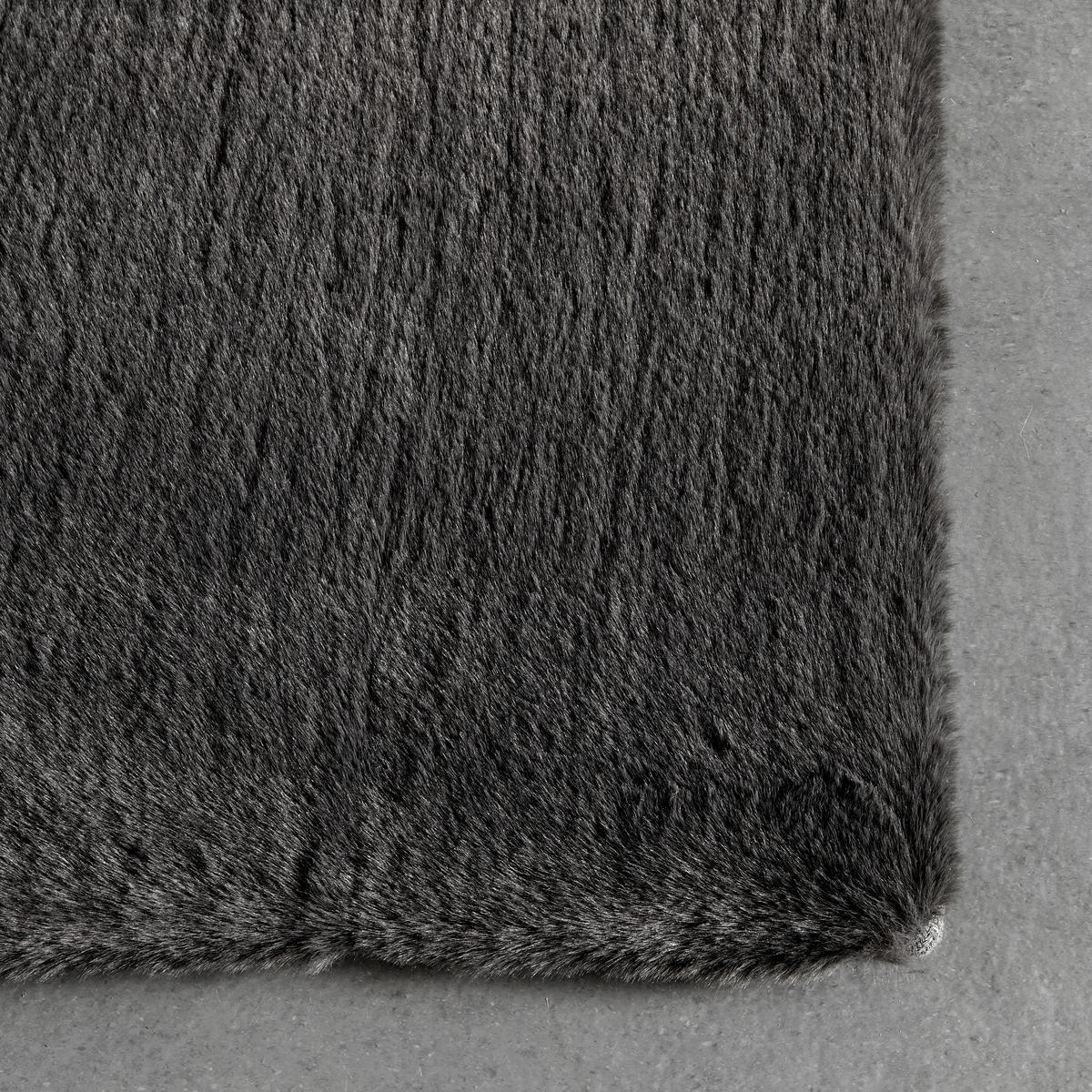 Kunstfell Caroline ca. 160x220cm - Anthrazit, Textil (160/220cm) - Mömax