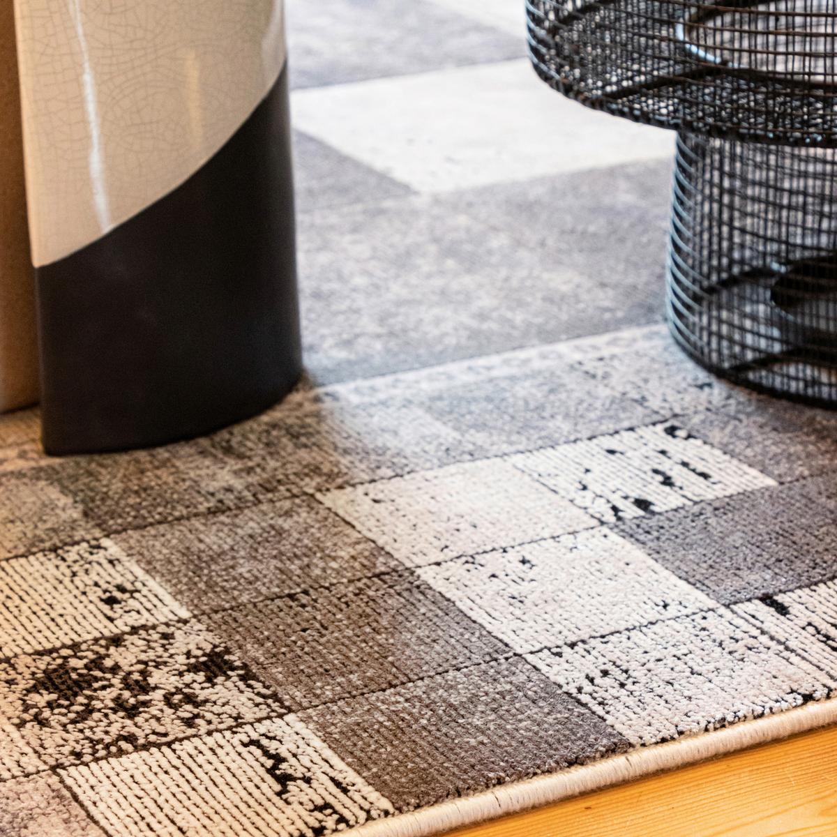 Webteppich My Eden Of Obsession - Beige/Grau, Design, Textil (240/340cm) - Novel