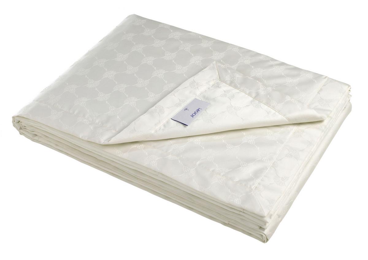 PLED JOOP! CORNFLOWER PLAID - biały, Design, tkanina (150/210cm) - Joop!