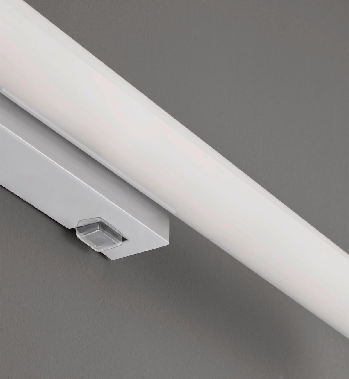 LED-Wandleuchte Mattimo in Weiß/Chrom max. 6,5 Watt - Chromfarben/Weiß, Basics, Kunststoff/Metall (60/5,5cm) - Trio Leuchten