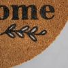 DÖRRMATTA WELCOME HALBRUND - sandfärgad, Modern, naturmaterial (40/60cm) - Modern Living
