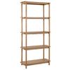 HYLLA KAVOK -EXKLUSIV- - askfärgad/naturfärgad, Natur, trämaterial/trä (80/170/35cm) - Premium Living