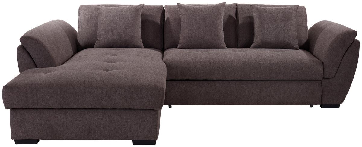 Sedežna Garnitura Berisso, Z Ležiščem In Predalom - rjava, Design (187/278cm) - Mömax