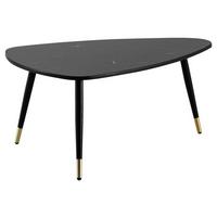 COUCHTISCH WL6.870 - Goldfarben/Schwarz, Design, Holzwerkstoff/Metall (90/60/41cm) - MID.YOU
