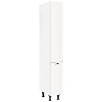 Apothekerschrank Cascada Weiß - Schwarz/Weiß, MODERN, Holzwerkstoff/Metall (30/216,6/58cm) - Nobilia