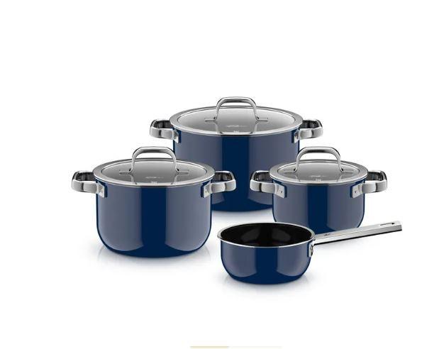 ZESTAW GARNKÓW 521375290 WMF - ciemnoniebieski, Basics, metal (30/33/60cm) - WMF