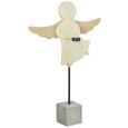 Dekoengel Marie H ca. 66 cm - Naturfarben, MODERN, Holz (66cm)