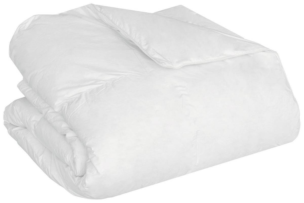 KASSETTENDUVET MODERN MITTEL - Weiss, Textil (160/210cm) - Modern Living