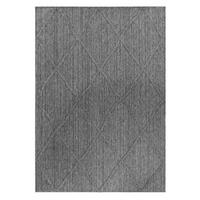 Outdoorteppich Patara Grau ca. 80x150cm - Grau, Design, Textil (80/150cm) - Novel