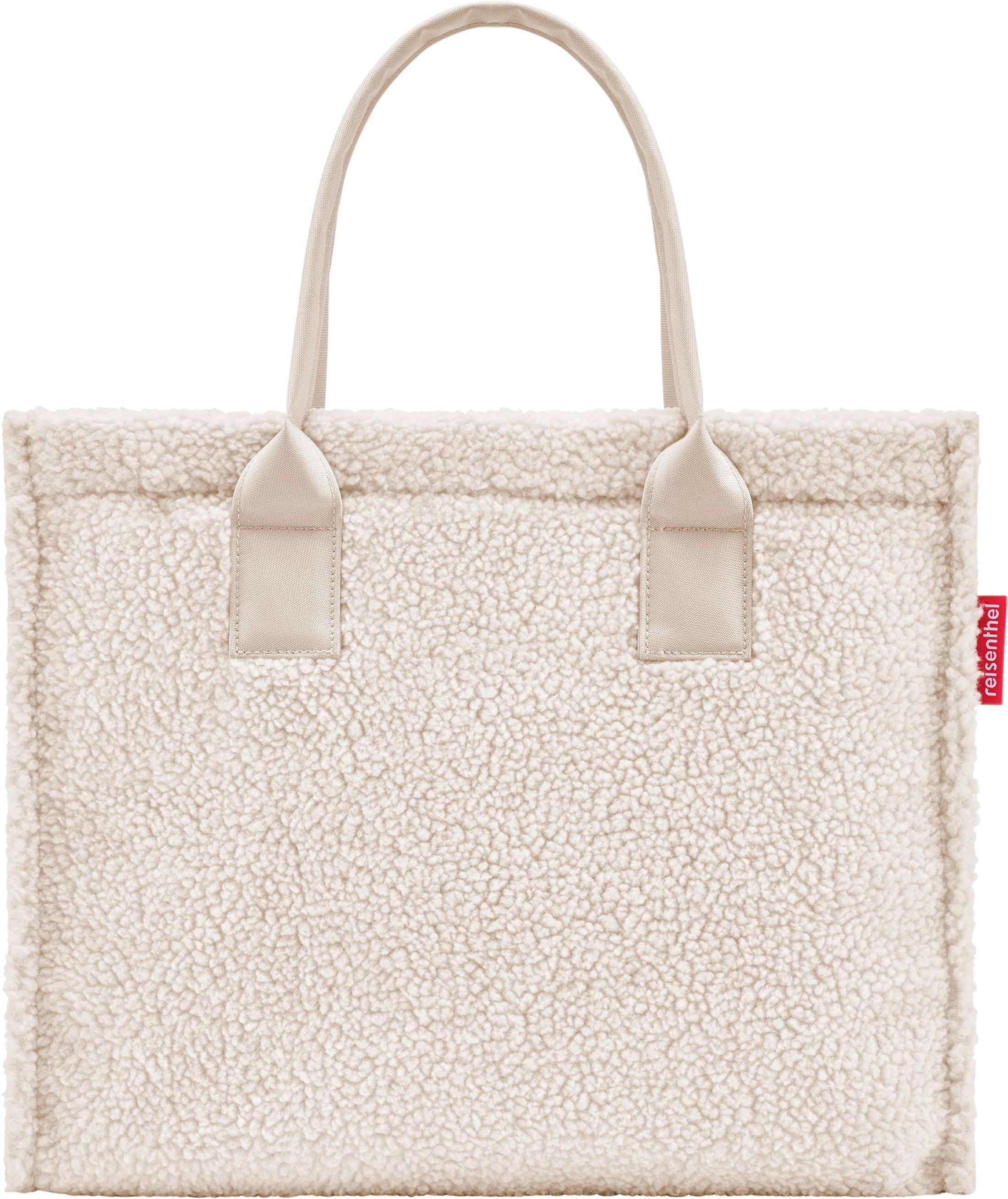 TORBA NA ZAKUPY DAILY SHOPPER TEDDY SAND - kremowy, Basics, tkanina (42/35/17cm) - Reisenthel